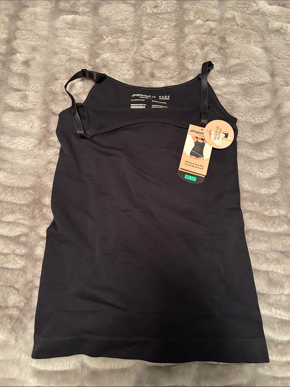 Shapermint Black Seamless Shaping Camisole